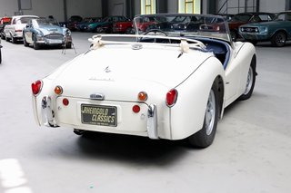 1959 Triumph TR3A aus Kalifornien und aus Erstbesitz Leder neu, Lackierung fast neu - photo 11