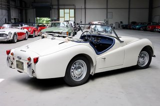 1959 Triumph TR3A aus Kalifornien und aus Erstbesitz Leder neu, Lackierung fast neu - photo 13