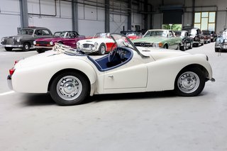 1959 Triumph TR3A aus Kalifornien und aus Erstbesitz Leder neu, Lackierung fast neu - photo 14