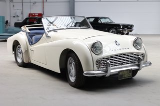 1959 Triumph TR3A aus Kalifornien und aus Erstbesitz Leder neu, Lackierung fast neu - photo 18
