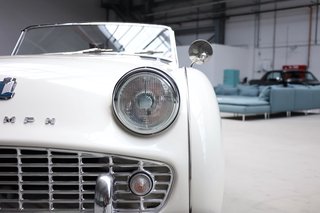 1959 Triumph TR3A aus Kalifornien und aus Erstbesitz Leder neu, Lackierung fast neu - photo 21