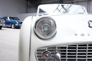 1959 Triumph TR3A aus Kalifornien und aus Erstbesitz Leder neu, Lackierung fast neu - photo 22