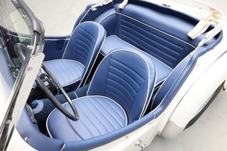 1959 Triumph TR3A aus Kalifornien und aus Erstbesitz Leder neu, Lackierung fast neu - photo 8