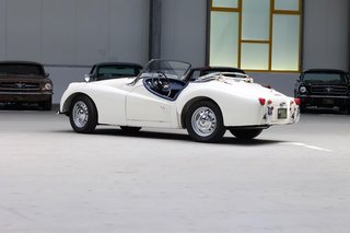 1959 Triumph TR3A aus Kalifornien und aus Erstbesitz Leder neu, Lackierung fast neu - photo 55