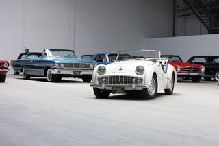 1959 Triumph TR3A aus Kalifornien und aus Erstbesitz Leder neu, Lackierung fast neu - photo 56