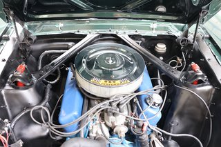 1966 Ford Mustang 289 Coupé V8 neuer Lack in Bullitt Grün - photo 65