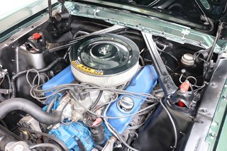 1966 Ford Mustang 289 Coupé V8 neuer Lack in Bullitt Grün - photo 66