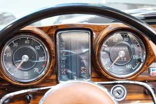 1965 Mercedes-Benz 220 SEb Cabriolet im seltenen Tabakbraun - photo 60