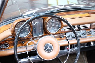 1965 Mercedes-Benz 220 SEb Cabriolet im seltenen Tabakbraun - photo 61
