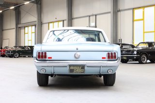 1966 Ford Mustang 289 V8 Coupé Silver blue/Servolenkung - photo 1