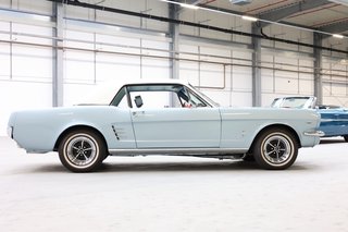 1966 Ford Mustang 289 V8 Coupé Silver blue/Servolenkung - photo 3