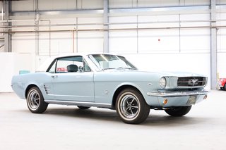 1966 Ford Mustang 289 V8 Coupé Silver blue/Servolenkung - photo 4