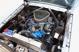 1966 Ford Mustang 289 V8 Coupé Silver blue/Servolenkung - photo 7