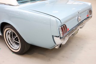 1966 Ford Mustang 289 V8 Coupé Silver blue/Servolenkung - photo 25
