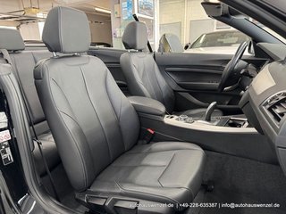 BMW 218 i Cabrio Aut. LEDER KAM NAV LED - nur 34tkm - photo 13