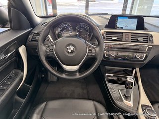 BMW 218 i Cabrio Aut. LEDER KAM NAV LED - nur 34tkm - photo 16