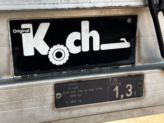 Koch B1N Planenanhänger gebrems - foto 1