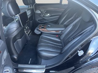 Mercedes-Benz S 350 BlueTec / d L~AMG Line~LED~KEYLES-GO~VAKUMIERTE TÜREN~PANO~R-KAMERA 360g~org.AMG NEU~NAVI~BI-XENON~SIZTH.SITZB.lückenlos SCHECKHEFT~absolut VOLL VOLL VOLL AMG line~AMG org. ALUS NEU / Innen schwarz - außen schwarz / Luftfahrwerk / Vollausstattung - foto 11