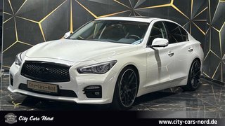 Infiniti Q50 3.5 V6 HYBRID SPORT AUT-ACC-360°-GSD-DAB-AHK Used vehicle for sale | First registration 11/2016 | Price 17.999 €