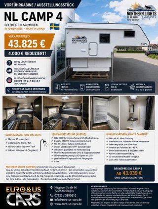 Northern Lights Campers  Neuwagen Kaufen