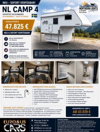 Northern Lights Campers  Neuwagen Kaufen