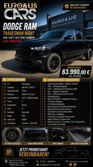 Dodge RAM Neuwagen Kaufen