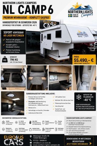 Northern Lights Campers  Neuwagen Kaufen