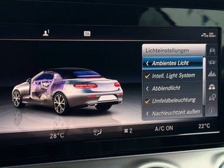 Mercedes-Benz E 220d Cabrio*BURMESTER*LEDER*AIRSCARF*NAVI*LED - bilder 15