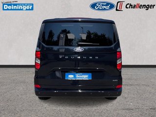 Ford Tourneo Custom 2.0 EcoBlue Bus Titanium AWD 320 L1H1 Autom. NAVI/DAB/RFK PANORAMADACH KLIMAAUTOMATIK 3-ZONEN TECHNOLOGIE-P SITZ-P 23 RUECKSITZ-P 14 KUNSTLEDER 8-SITZE - bilder 4