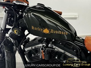 Harley-Davidson Sportster Custom Bobber Sonderlack-Leder-Rick`s - фото 2