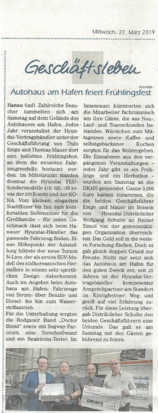 Autohaus am Hafen in Hanau | Geschichte 