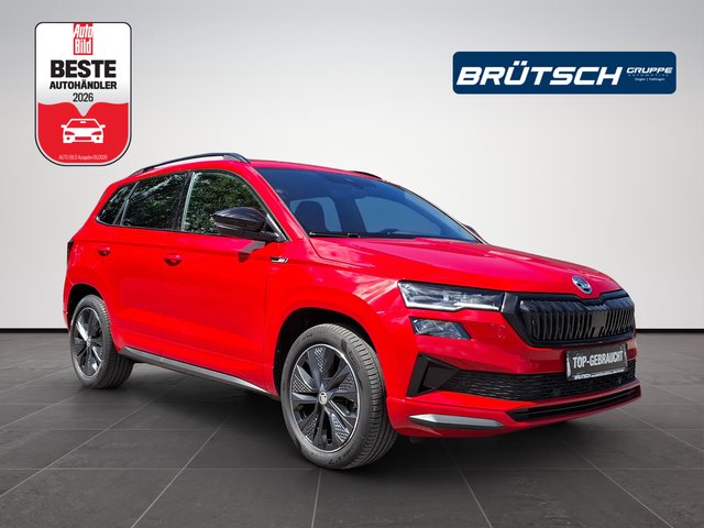 Skoda Karoq 2.0 TSI Sportline 4x4 DSG / AHK / DCC / KAMERA / SITZHEIZUNG - bilder 2
