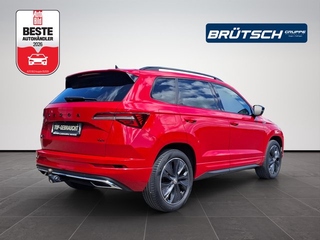 Skoda Karoq 2.0 TSI Sportline 4x4 DSG / AHK / DCC / KAMERA / SITZHEIZUNG - bilder 4