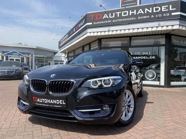 BMW 218 i Advantage Cabrio KeylessGO/Harmann Kardon/LED/ Leder Gebrauchtwagen Kaufen | EZ 08/2018 | Preis 25.990 €