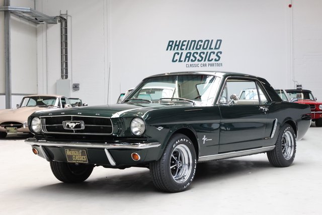 1965 Ford Mustang 289cui V8 Coupé Automatik-Bullitt Green - photo 3
