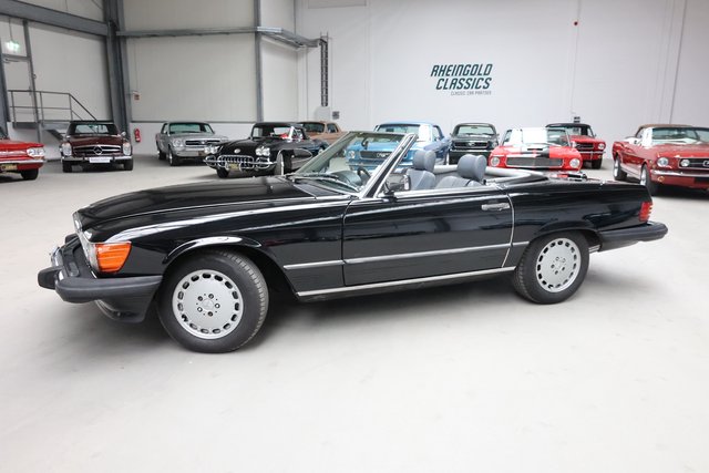 1988 Mercedes-Benz SL560 schöner Zustand in schwarz grau - photo 4