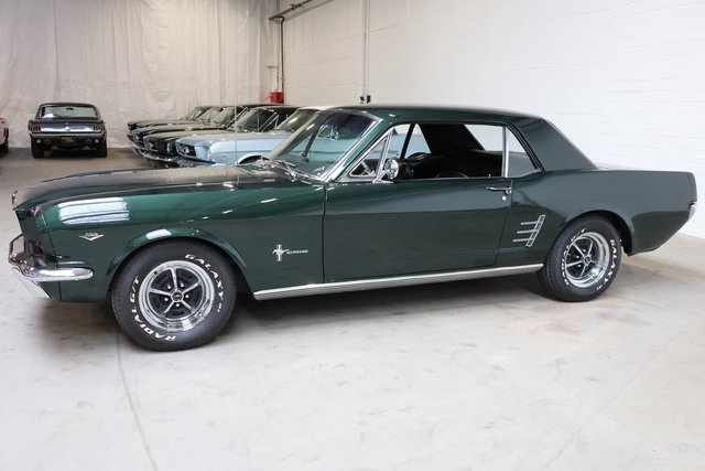 1966 Ford Mustang 289 Coupé V8 neuer Lack in Bullitt Grün - photo 5