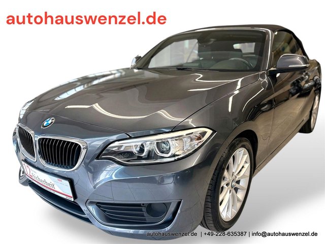 BMW 218 i Cabrio 6-Gang LEDER SPORTSITZE 17" NAV XEN Gebrauchtwagen Kaufen | EZ 08/2015