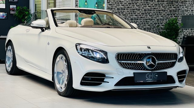 Mercedes-Benz S 560 MAYBACH WHITE 1.HD|HUP|360 |AIRCAP+SCARF|VOLL Gebrauchtwagen Kaufen | EZ 03/2018 | Preis 149.990 €