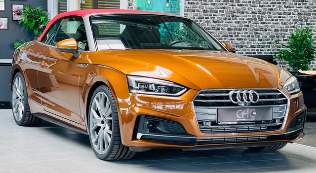 Audi A5 Cabrio 40TFSI S-LINE PLUS|HUP|360 |MATRIX|VOLL Gebrauchtwagen Kaufen | EZ 12/2019 | Preis 41.500 €