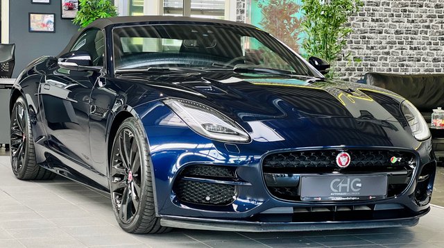 Jaguar F-TYPE Cabrio R AWD|1.HAND|BLACKPACK|MERIDIAN|FAHRASSIST Gebrauchtwagen Kaufen | EZ 05/2019 | Preis 80.000 €