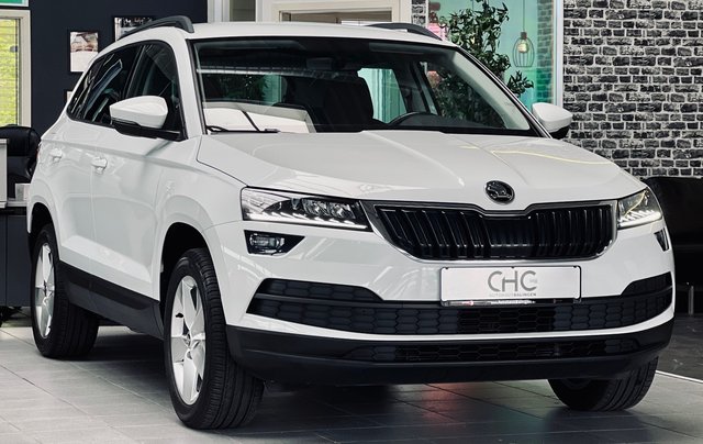 Skoda Karoq Ambition 1.HD|LED|SHZ|SMARTL.|KEYLESS|PDC|MFL| Gebrauchtwagen Kaufen | EZ 06/2019 | Preis 18.990 €