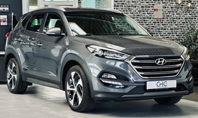 Hyundai TUCSON blue|1.HD|KAMERA|4xSHZ+LK|NAVI|TEMP. Gebrauchtwagen Kaufen | EZ 07/2016 | Preis 16.000 €