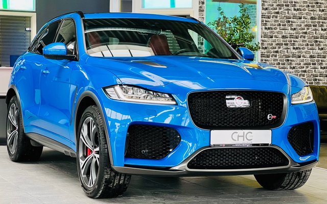 Jaguar F-PACE SVR AWD PANO|KAMERA|MERIDIAN|ACC|AHK|NAVI Gebrauchtwagen Kaufen | EZ 10/2019 | Preis 55.990 €