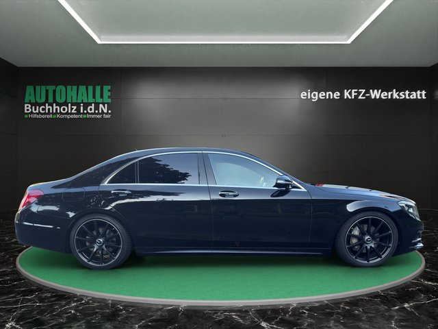 Mercedes-Benz S 350 BlueTec / d L~AMG Line~LED~KEYLES-GO~VAKUMIERTE TÜREN~PANO~R-KAMERA 360g~org.AMG NEU~NAVI~BI-XENON~SIZTH.SITZB.lückenlos SCHECKHEFT~absolut VOLL VOLL VOLL AMG line~AMG org. ALUS NEU / Innen schwarz - außen schwarz / Luftfahrwerk / Vollausstattung - bilder 4