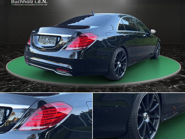 Mercedes-Benz S 350 BlueTec / d L~AMG Line~LED~KEYLES-GO~VAKUMIERTE TÜREN~PANO~R-KAMERA 360g~org.AMG NEU~NAVI~BI-XENON~SIZTH.SITZB.lückenlos SCHECKHEFT~absolut VOLL VOLL VOLL AMG line~AMG org. ALUS NEU / Innen schwarz - außen schwarz / Luftfahrwerk / Vollausstattung - bilder 5
