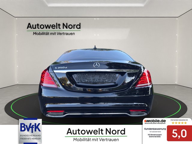 Mercedes-Benz S 350 BlueTec / d L~AMG Line~LED~KEYLES-GO~VAKUMIERTE TÜREN~PANO~R-KAMERA 360g~org.AMG NEU~NAVI~BI-XENON~SIZTH.SITZB.lückenlos SCHECKHEFT~absolut VOLL VOLL VOLL AMG line~AMG org. ALUS NEU / Innen schwarz - außen schwarz / Luftfahrwerk / Vollausstattung - foto 6