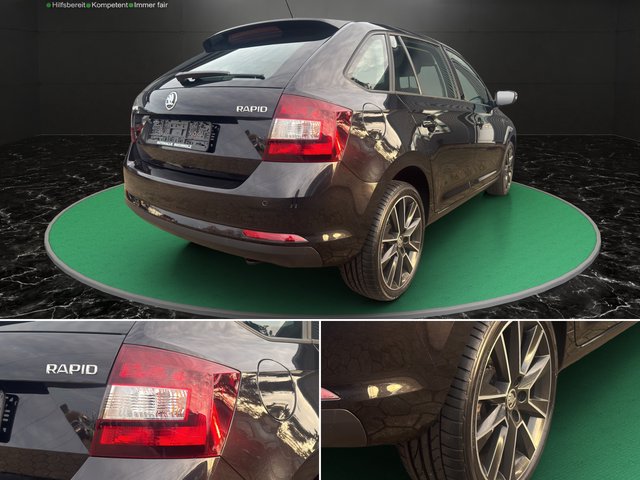 Skoda Rapid Spaceback 1,2 Active~KLIMA~NAVI~SHZ~ALU~el.FH~PDC~erst 45 tkm~SCHECKHEFT Active - bilder 5