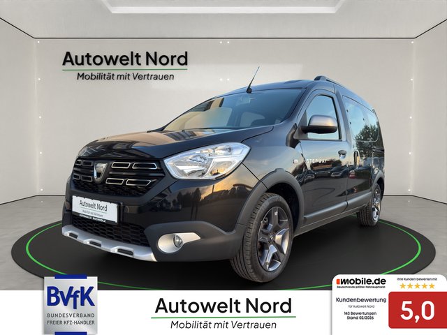 Dacia Dokker Stepway Plus 1.3 TCe~NAVI~R-KAMERA~KLIMA~PDC~SHZ~BLUETOTTH~6 Gang~TÜV NEU AU sehr saubers und gepflegtes Fahrzeug - foto 1