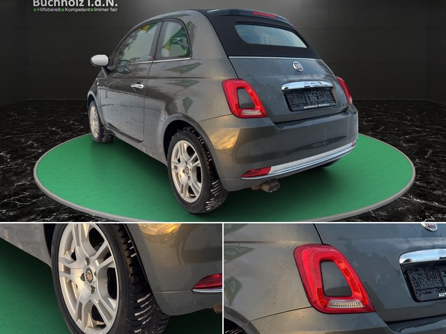 Fiat 500 C 1.2 Dualogic Lounge~e.FALTDACH~KLIMA~ALU~8 FACHBEREIFT~DIGITACHO~LED~wenig KM~SCHECKH~TOP ZUSTAND UNFALLFREI~SCHECKHEFTGEPFLEGT~FALTDACH - bilder 7